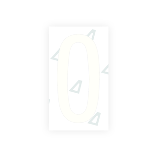 Alite Nanofilm for Mexico license plates - Symbol "O" - Alite