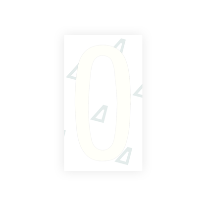 Alite Nanofilm for Mexico license plates - Symbol "O" - Alite