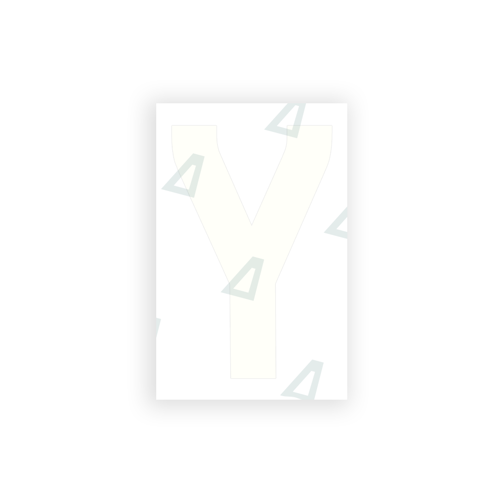 Alite Nanofilm for United Kingdom license plates - Symbol "Y" - Alite