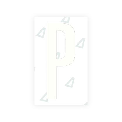 Alite Nanofilm for US (Ohio 2021) license plates - Symbol "P" - Alite