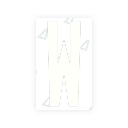 Alite Nanofilm for US (Nevada) license plates - Symbol "W" - Alite