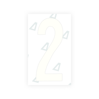 Alite Nanofilm for US (Georgia 2012 - Round) license plates - Symbol "2" - Alite