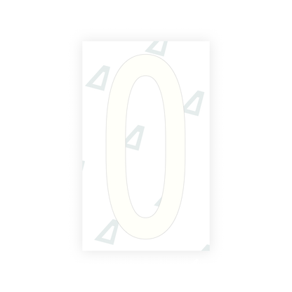 Alite Nanofilm for US (Puerto Rico) license plates - Symbol "0" - Alite