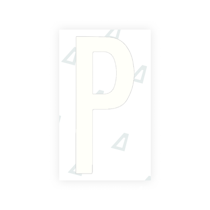 Alite Nanofilm for US (Georgia 2012 - Round) license plates - Symbol "P" - Alite
