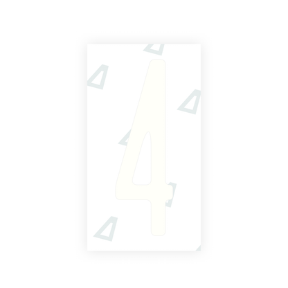 Alite Nanofilm for US (New York 2020) license plates - Symbol "4" - Alite