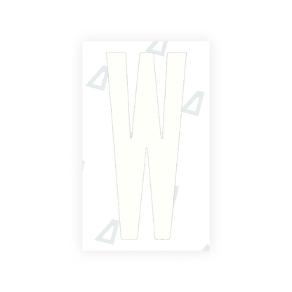 Alite Nanofilm for US (Georgia 2012 - Round) license plates - Symbol "W" - Alite