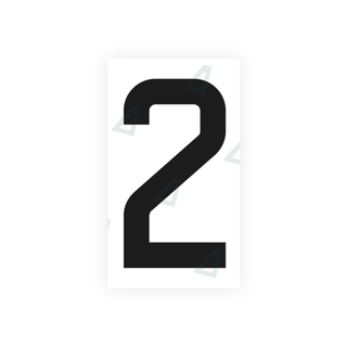 Alite Nanofilm for France license plates - Symbol "2" - Alite