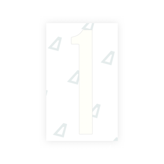 Alite Nanofilm for US (Georgia 2012 - Round) license plates - Symbol "1" - Alite