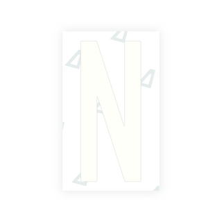 Alite Nanofilm for US (Puerto Rico) license plates - Symbol "N" - Alite