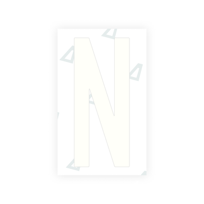 Alite Nanofilm for US (Puerto Rico) license plates - Symbol "N" - Alite