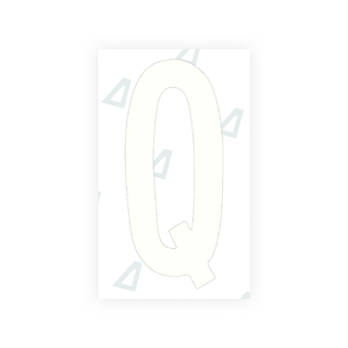 Alite Nanofilm for US (Georgia 2012 - Round) license plates - Symbol "Q" - Alite