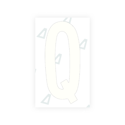 Alite Nanofilm for US (Georgia 2012 - Round) license plates - Symbol "Q" - Alite