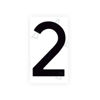 Alite Nanofilm for Spain Flat license plates - Symbol "2" - Alite