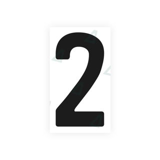 Alite Nanofilm for Armenia number plates - Symbol "2" - Alite