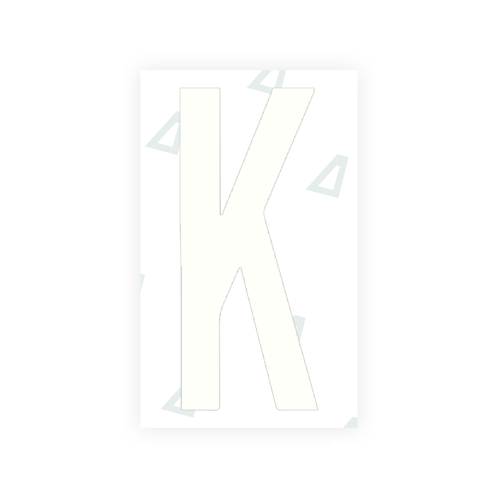 Alite Nanofilm for US (Georgia 2012 - Round) license plates - Symbol "K" - Alite