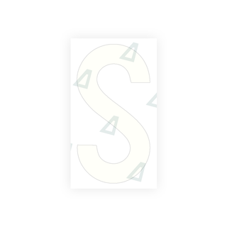 Alite Nanofilm for rear Italy license plates - Symbol "S" - Alite