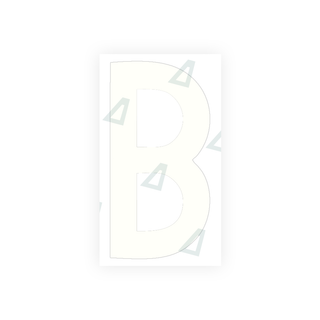 Alite Nanofilm for rear Italy license plates - Symbol "B" - Alite