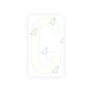 Alite Nanofilm for rear Italy license plates - Symbol "G" - Alite