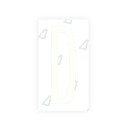 Alite Nanofilm for US (New York 2020) license plates - Symbol "D" - Alite