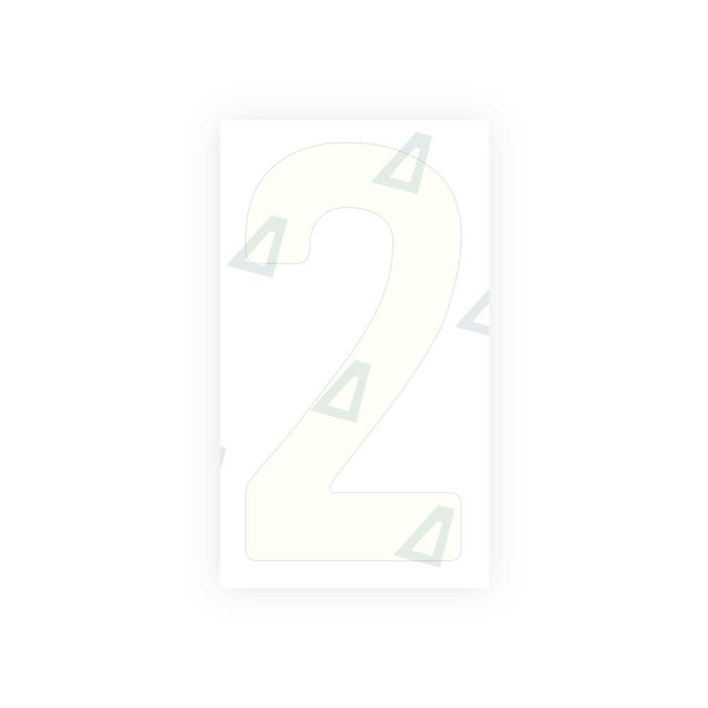Alite Nanofilm for Armenia number plates - Symbol "2" - Alite