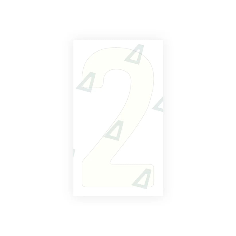 Alite Nanofilm for Paraguay license plates - Symbol "2"