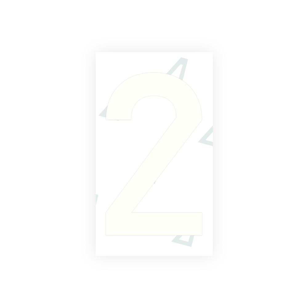 Alite Nanofilm for Greece license plates - Symbol "2" - Alite