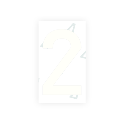 Alite Nanofilm for Greece license plates - Symbol "2" - Alite
