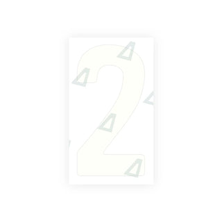 Alite Nanofilm para placas de matrícula da Tanzânia (padrão) - Símbolo "2"