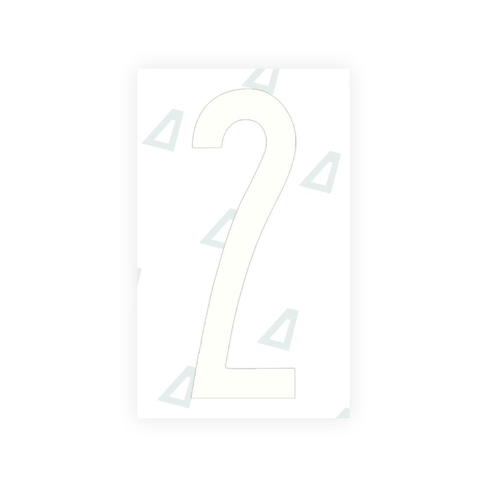 Alite Nanofilm for US (New York 2020 - Flat) license plates - Symbol "2" - Alite
