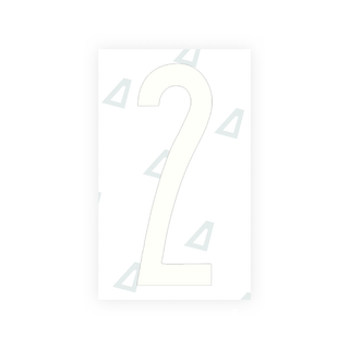 Alite Nanofilm for US (New York 2020 - Flat) license plates - Symbol "2" - Alite