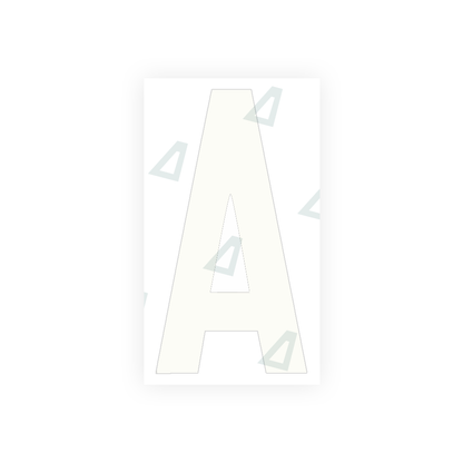 Alite Nanofilm for rear Italy license plates - Symbol "A" - Alite