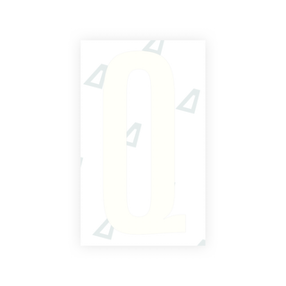 Alite Nanofilm for US (Nebraska 2005-2011) license plates - Symbol "Q" - Alite