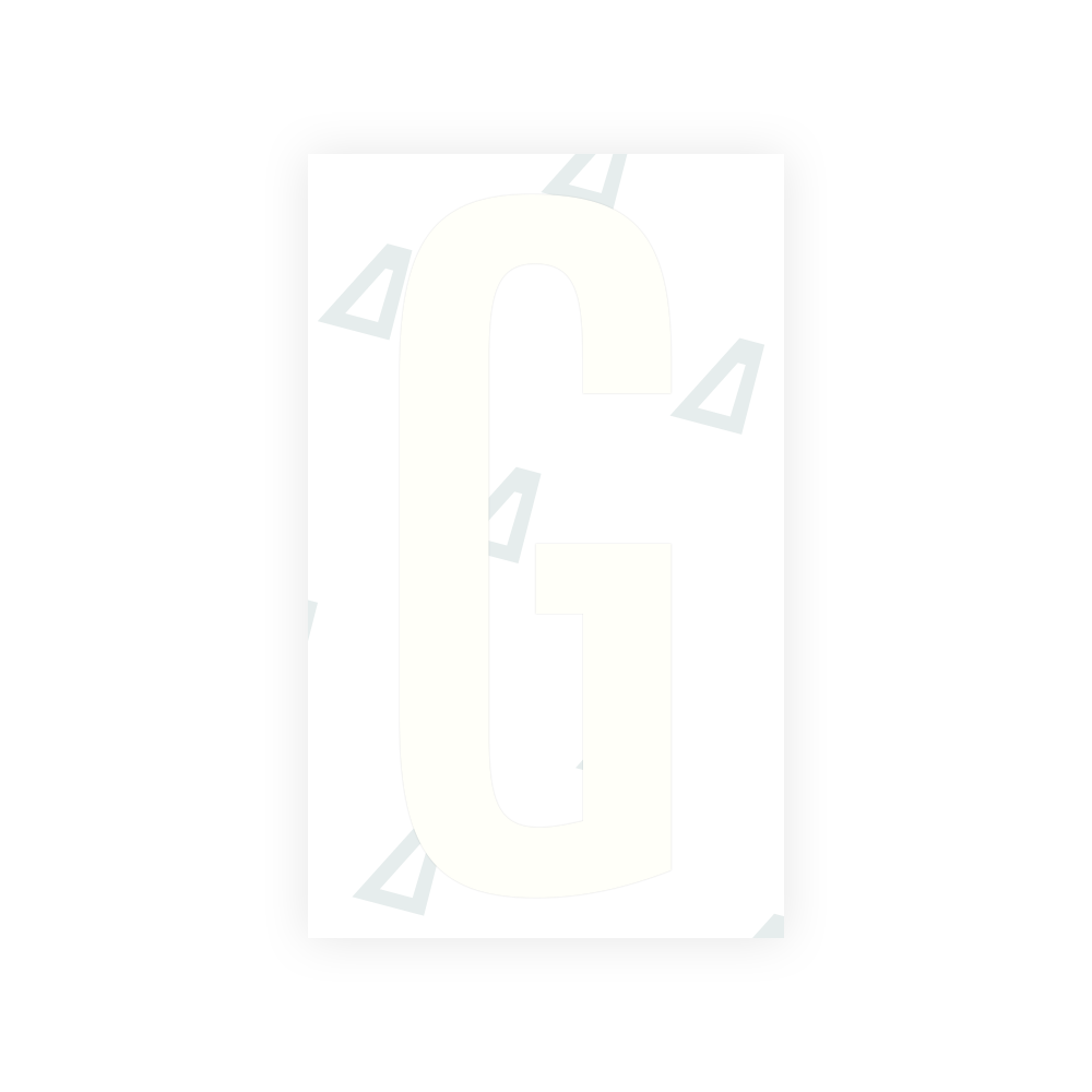 Alite Nanofilm for US (Nevada) license plates - Symbol "G" - Alite