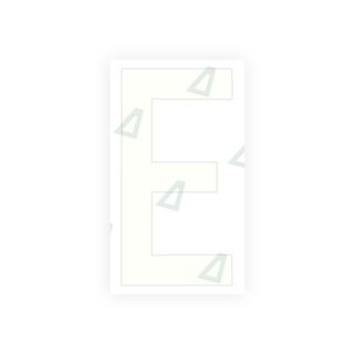 Alite Nanofilm for rear Italy license plates - Symbol "E" - Alite