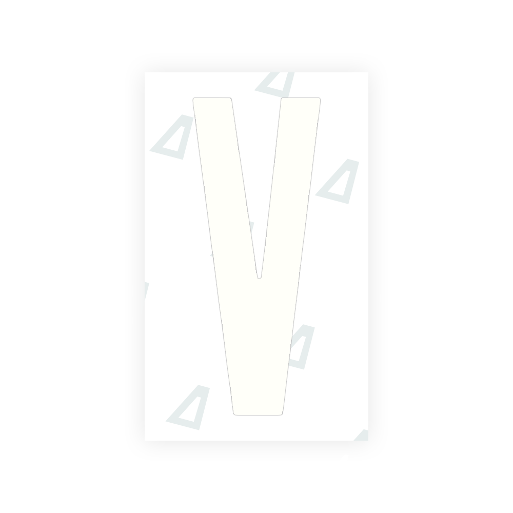 Alite Nanofilm for US (Ohio 2021) license plates - Symbol "V" - Alite