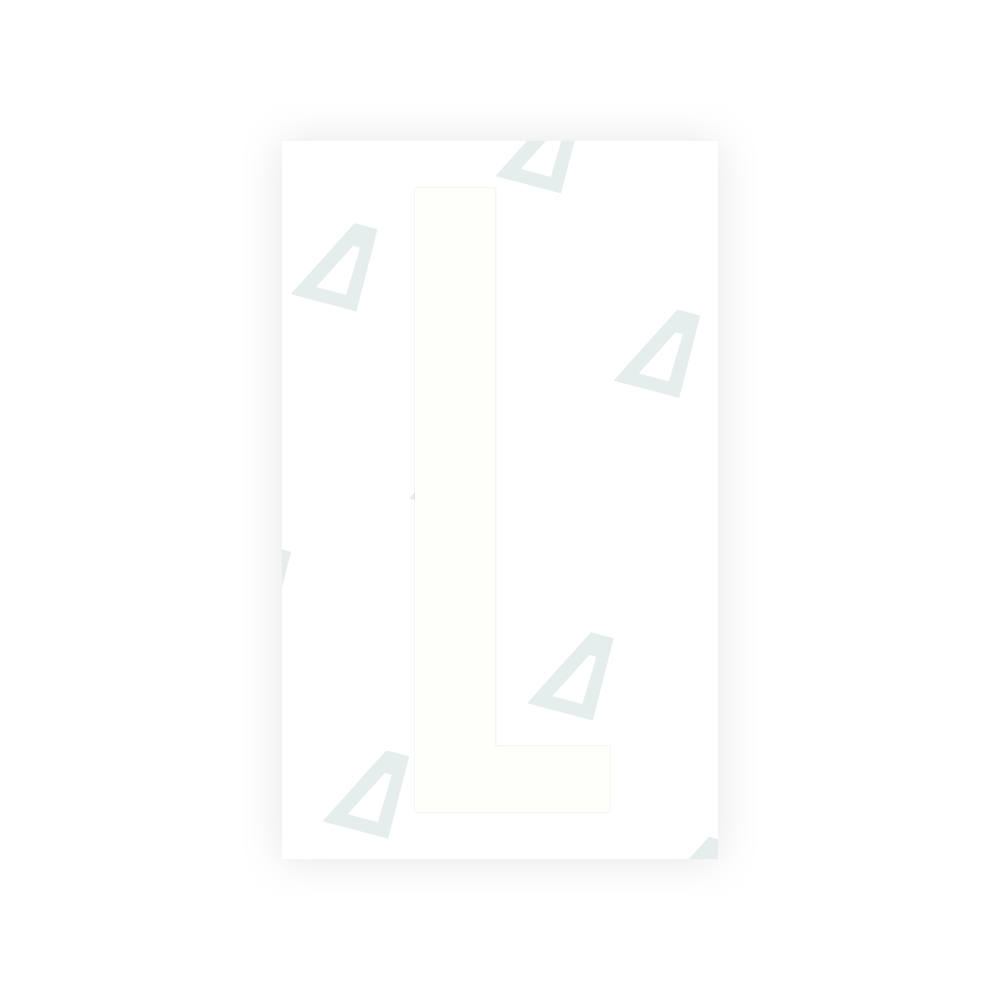 Alite Nanofilm for US (Nevada) license plates - Symbol "L" - Alite