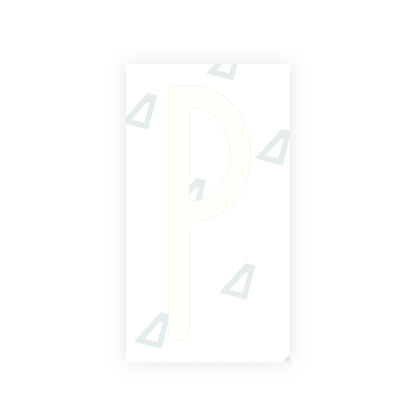 Alite Nanofilm for US (New York 2020) license plates - Symbol "P" - Alite