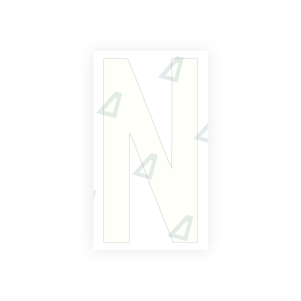 Alite Nanofilm for rear Italy license plates - Symbol "N" - Alite