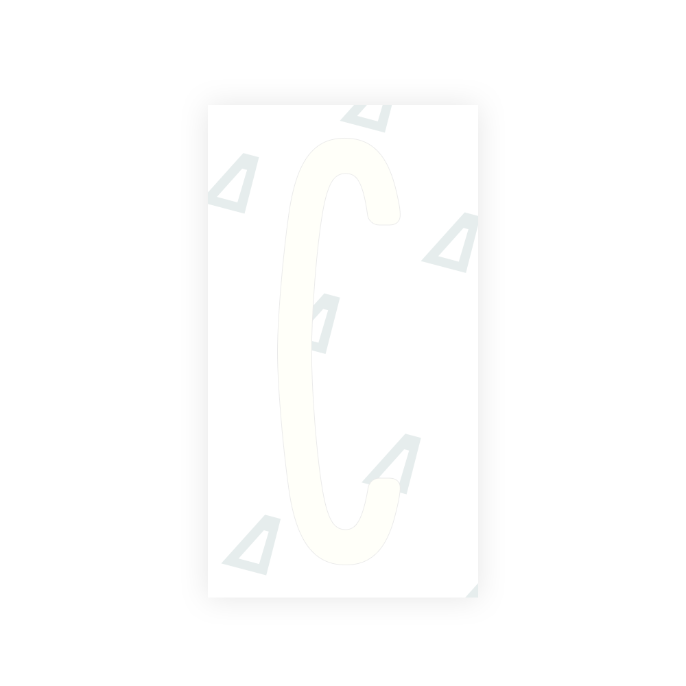 Alite Nanofilm for US (New York 2020) license plates - Symbol "C" - Alite