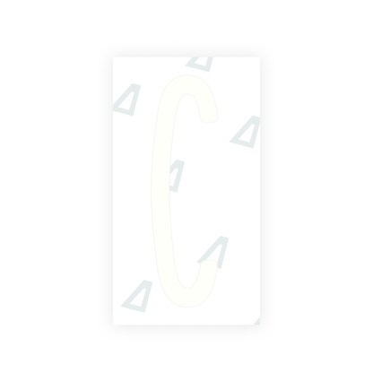 Alite Nanofilm for US (New York 2020) license plates - Symbol "C" - Alite