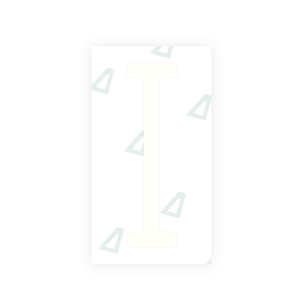 Alite Nanofilm for US (New York 2020) license plates - Symbol "I" - Alite
