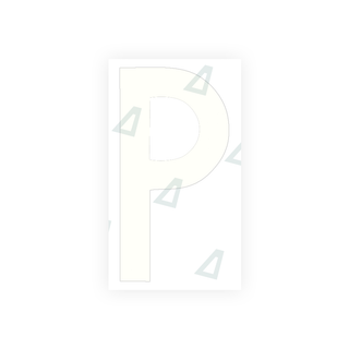Alite Nanofilm for rear Italy license plates - Symbol "P" - Alite