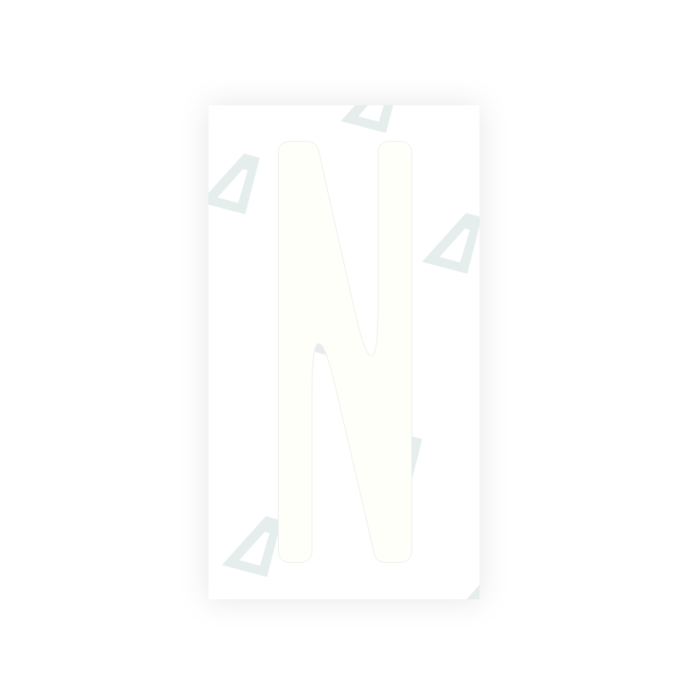 Alite Nanofilm for US (New York 2010) license plates - Symbol "N" - Alite