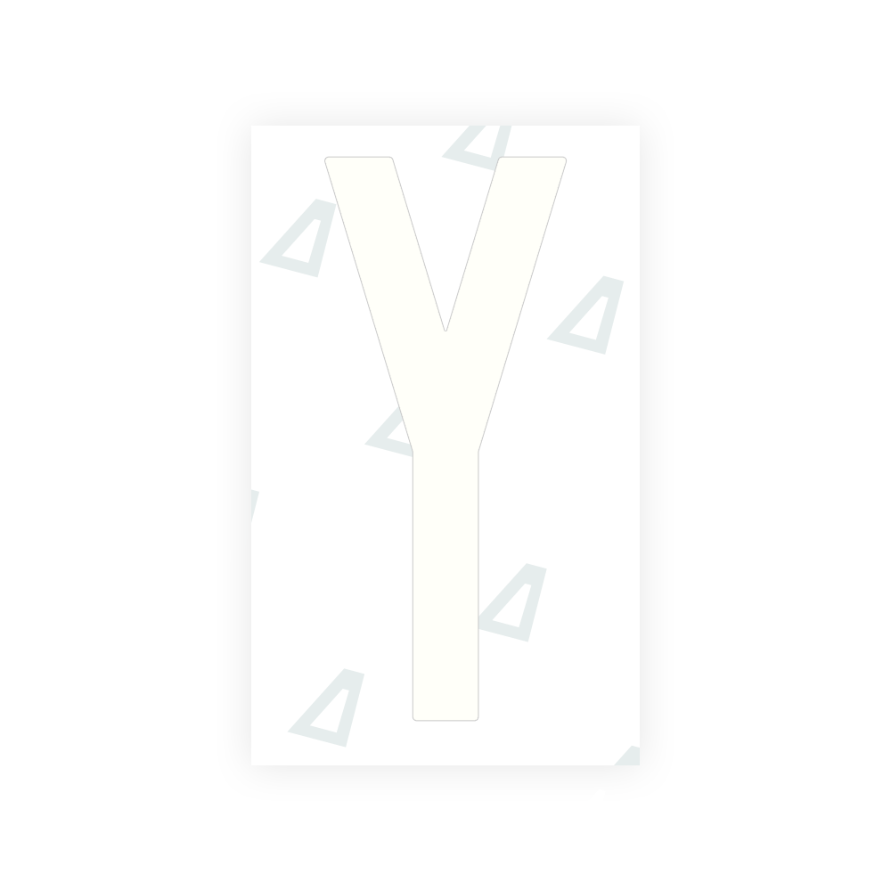 Alite Nanofilm for US (Puerto Rico) license plates - Symbol "Y" - Alite