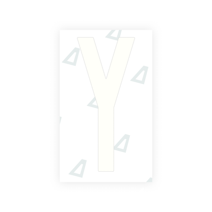 Alite Nanofilm for US (Puerto Rico) license plates - Symbol "Y" - Alite