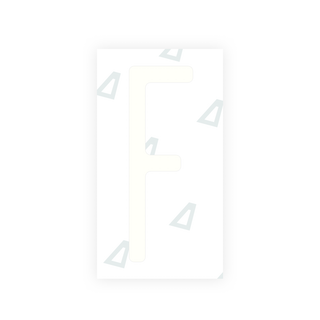 Alite Nanofilm for US (New York 2020) license plates - Symbol "F" - Alite
