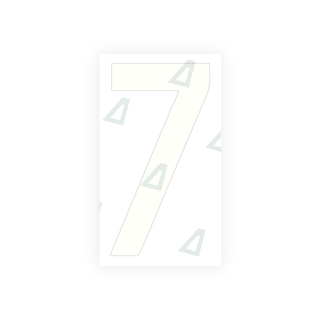 Alite Nanofilm for rear Italy license plates - Symbol "7" - Alite