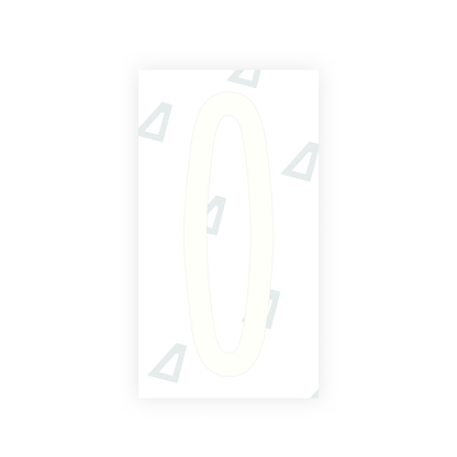 Alite Nanofilm for US (New York 2020) license plates - Symbol "0" - Alite