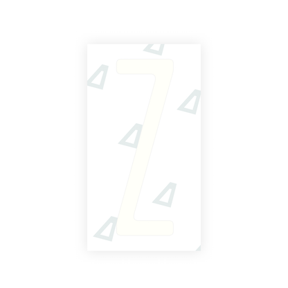 Alite Nanofilm for US (New York 2020) license plates - Symbol "Z" - Alite