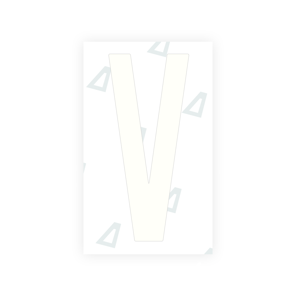 Alite Nanofilm for US (Puerto Rico) license plates - Symbol "V" - Alite